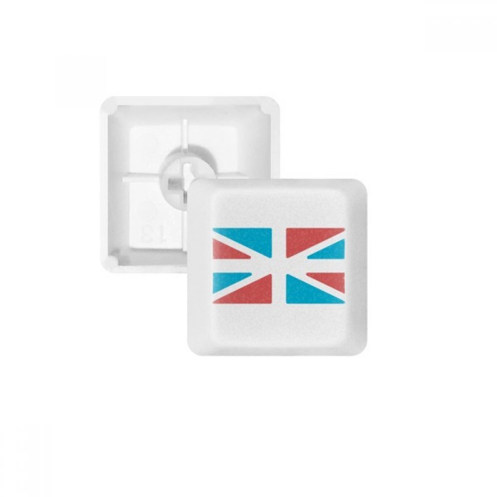 Keycaps PBT Union Jack rétro sans marquage pour switch mécanique