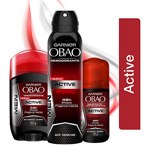 Desodorante Activo Aerosol Obao 150ml para Hombre miniatura 5