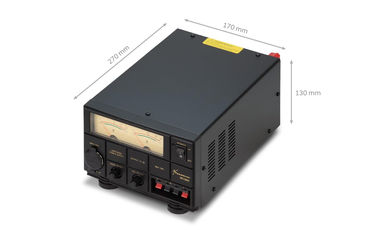 SPS-5055 Schaltnetzteil 220 V / Ausgang dimmbar 10 bis 16 Volt, Stromstärke 50 bis 55 A.