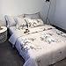 Produktbild 100% Tag Seide Satin Bettbezug Doppelseitige Seide Vierteiler, Seide Bettwäsche-Sets Doppel, König, 220 * 240 Cm Einzelbettbezug, Gebürstete Baumwolle Spannbetttuch-1,8M Bett Four Pieces_Khaki