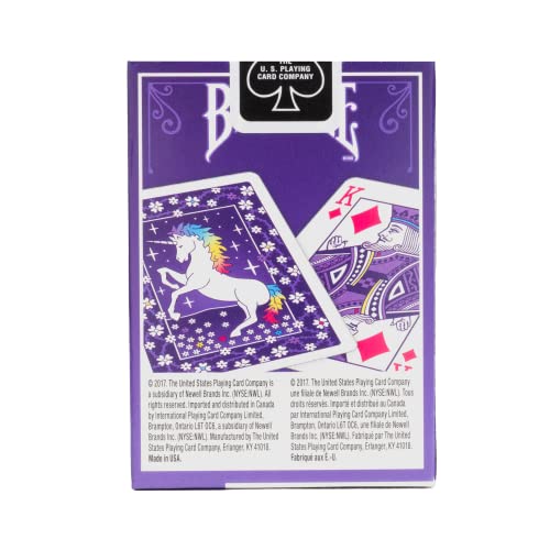 Image of Bicycle Unicorn Playing Cards, Standard Index, 1 Deck