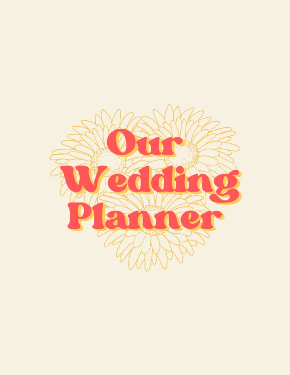 Wedding Planner Book Retro Style. Letter Size 8.5x11 Inches. Made by Wedding Experts, The DIY Bride's Boutique: Stay Organized - 28 pages includes Checklist, Budget, Guest List And More