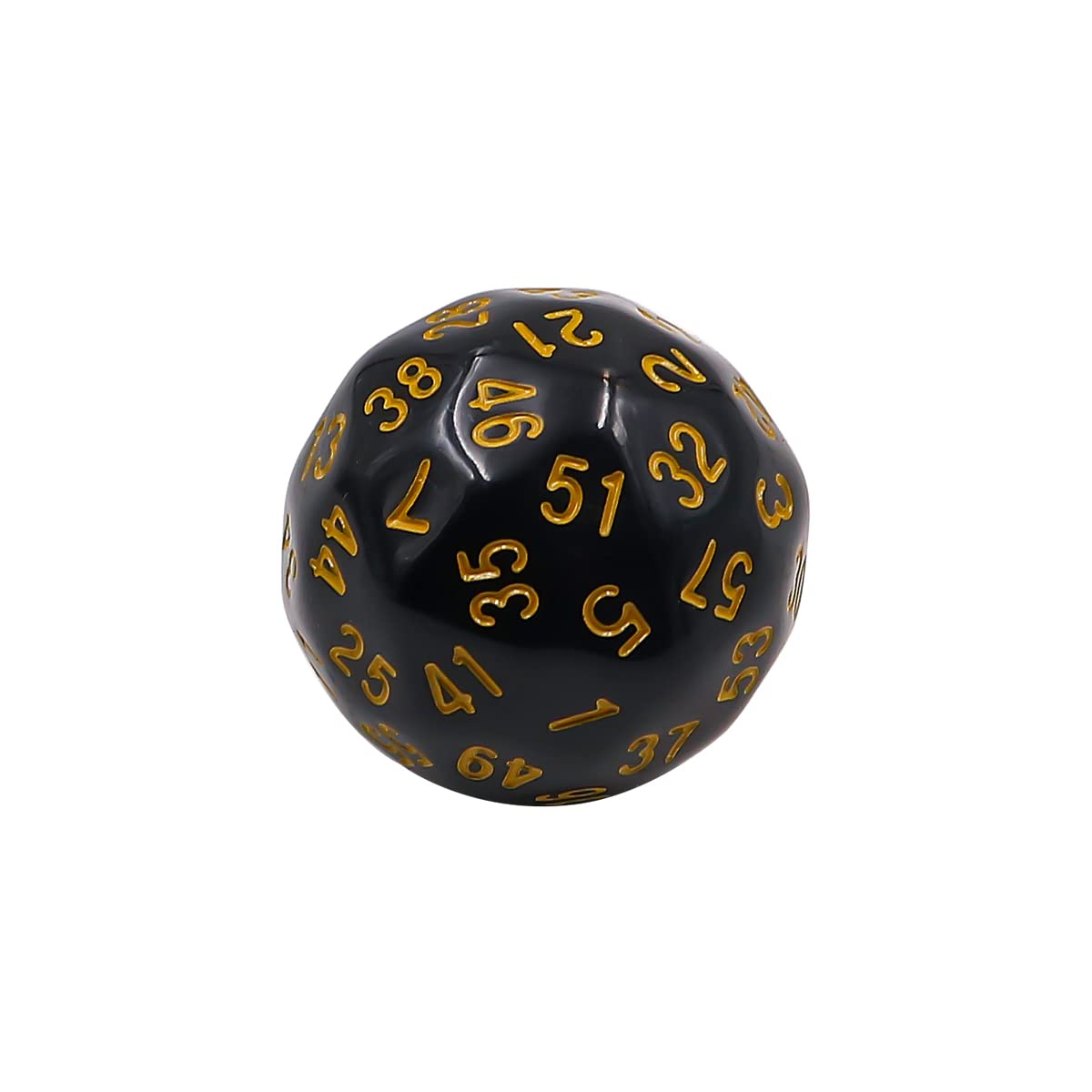 DollaTek Set completo di dadi poliedrici D3-D100, 15 pezzi, per giochi di ruolo, da tavolo, neri e gialli