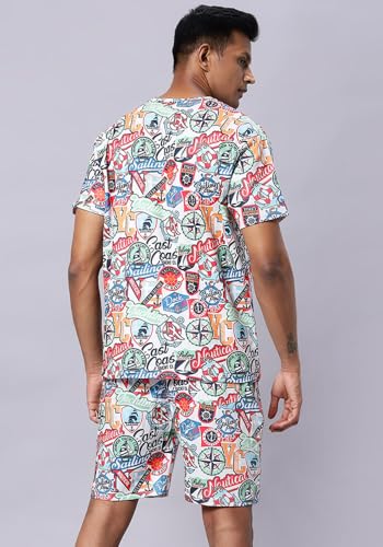 Image of Wear Your Opinion Coord Set for Men T-Shirt & Short Nightwear Set | Night Suit, Beachwear, Laungewear
