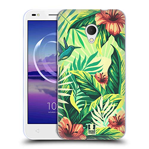 Head Hülle Designs Nature Tropische Drucke Soft Gel Hülle für Alcatel U5 HD