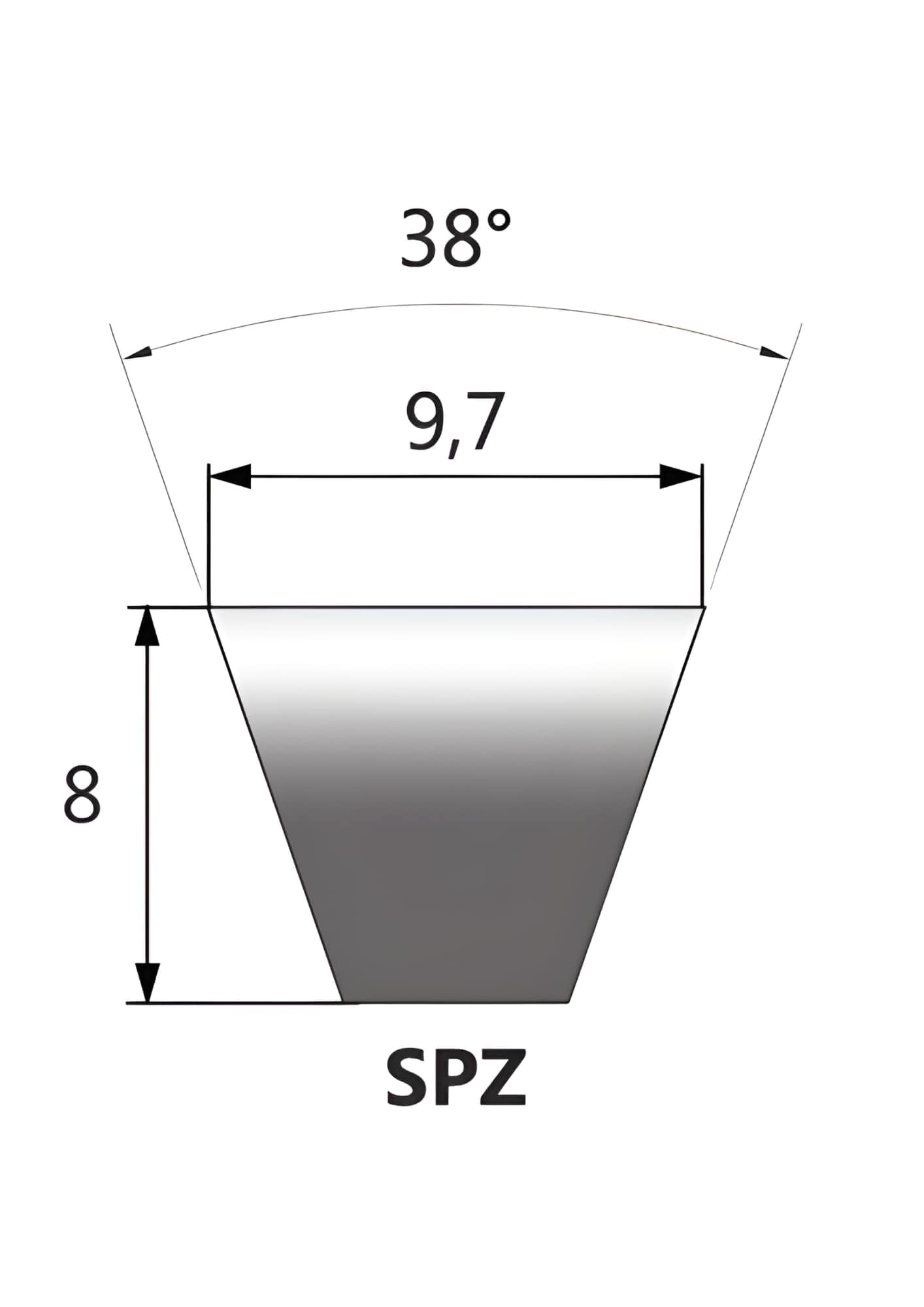 HONDA 23161-708-010 Keilriemen Für F28 - Fräsen