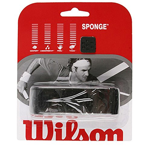 Wilson Cushion Aire poignée éponge noire pour jouer au tennis sous la chaleur