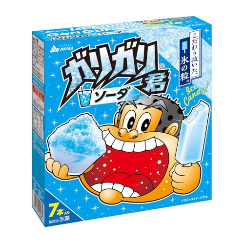 [アイス] 赤城乳業 ガリガリ君ソーダ 63ml×7本×3箱（Amazon）