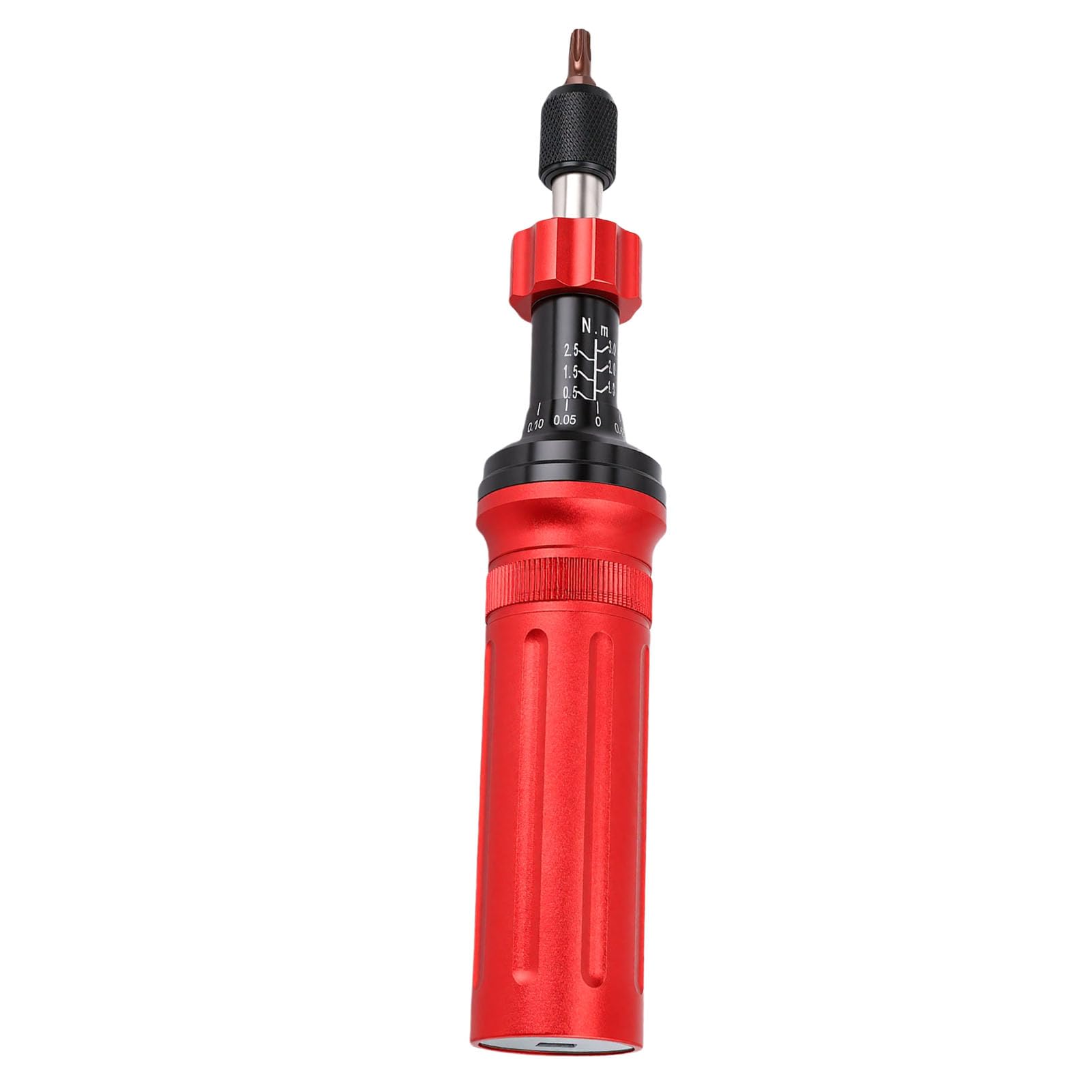 Juego de Destornilladores de Torsión Mecánicos, Kit de Torsión Ajustable con Puntas de Acero S2 para Reparación de Bicicletas y Electrónica, Precisión de 0,5 a 3 Nm