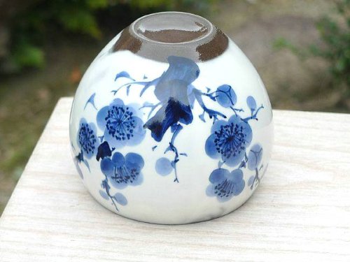 Amazon | 染付玉湯呑 梅 陶あん | 京焼清水焼 | 湯呑み 通販