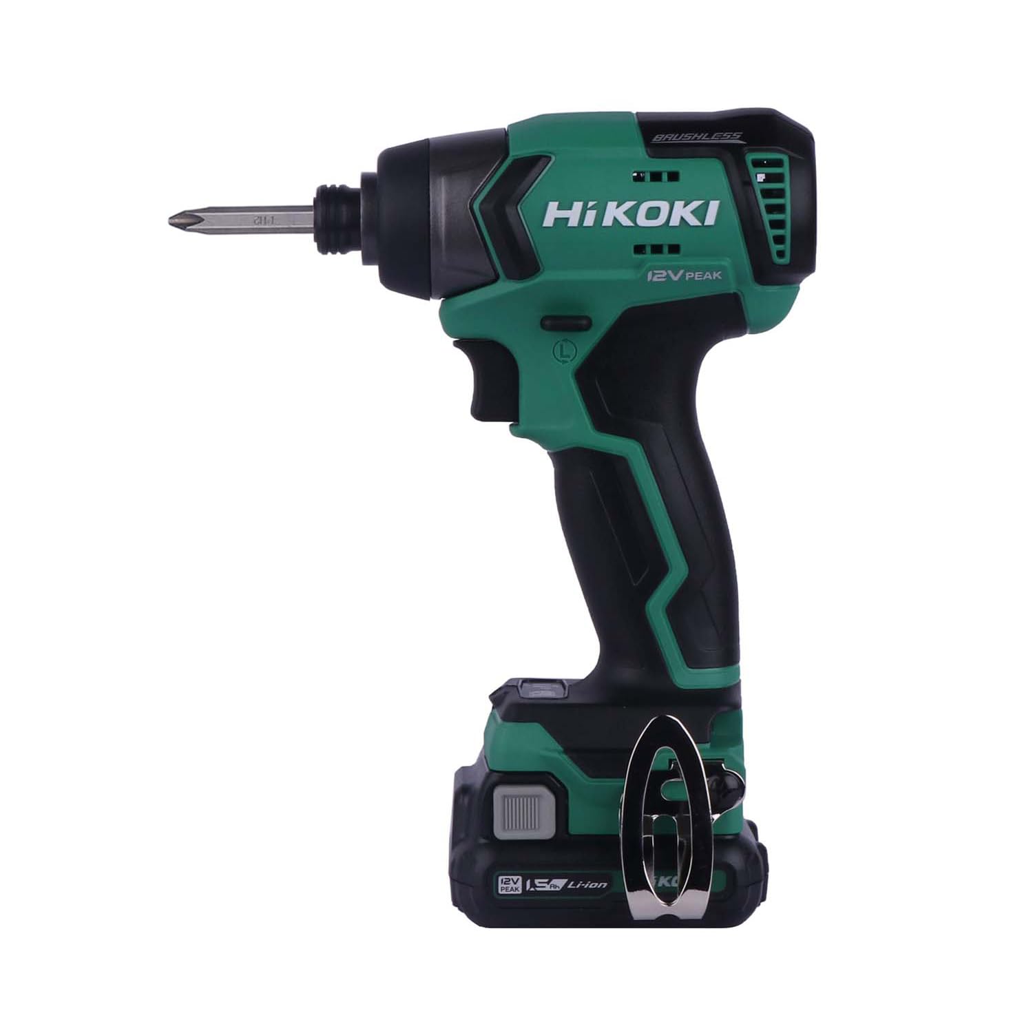 HIKOKI WH12DDSCZ 10.8-12V Peak Cordless Impact Driver With 3 Tightening Modes, 0-4000IPM & 135 Nm Tightening Torque, 1.1 kg, 2 Batteries, Charger, Carrying Case Included