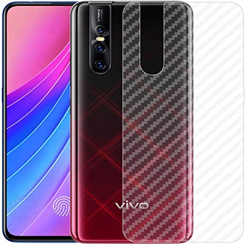 Image of Compatible with Vivo V15 Pro Back Screen Protective Film Carbon Fiber Skin Transparent Screen Guard Sticker