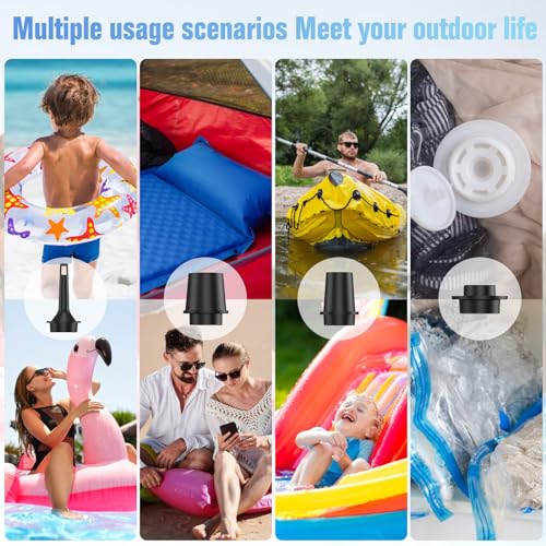 image for LiltsDRae Mini Air Pump for Inflatables Portable, Electric Type-C Rech