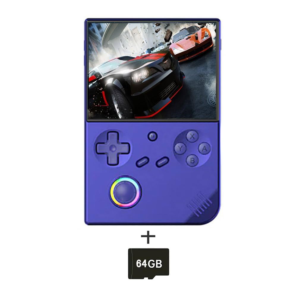 ANBERNIC RG 40XXV 青色 携帯ゲーム機 Anbernicの新型ゲームボーイ風ジョイスティック付き1万円携帯