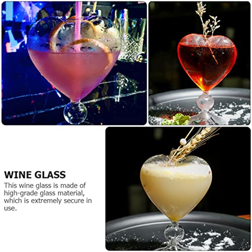UPKOCH 3 peças bebida em forma de coração servindo em forma de martini lanche com pé cerveja cozinha