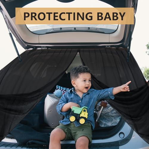 Yahenda RS-YAHENDA-3620 Car Camping Net Car Tailgate Mesh Bug Screen Breathable Mesh Car Tent thumb #3