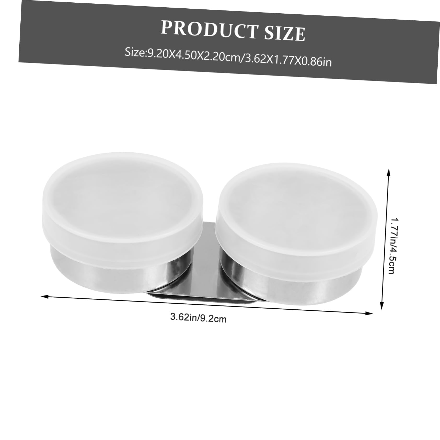 ERINGOGO Stainless Steel Brush Wash Container with Lid Dual Paint Mixing Cup for Oil Painting Durable Palette for Artists for Cleaning Brushes and Mixing Colors