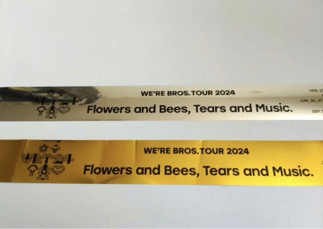 Amazon.co.jp: 福山雅治 WE'RE BROS. TOUR 2024 金テープ 銀テープ