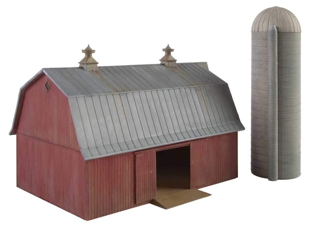 Walthers Cornerstone 933-3892 - Kit per fienile e silo