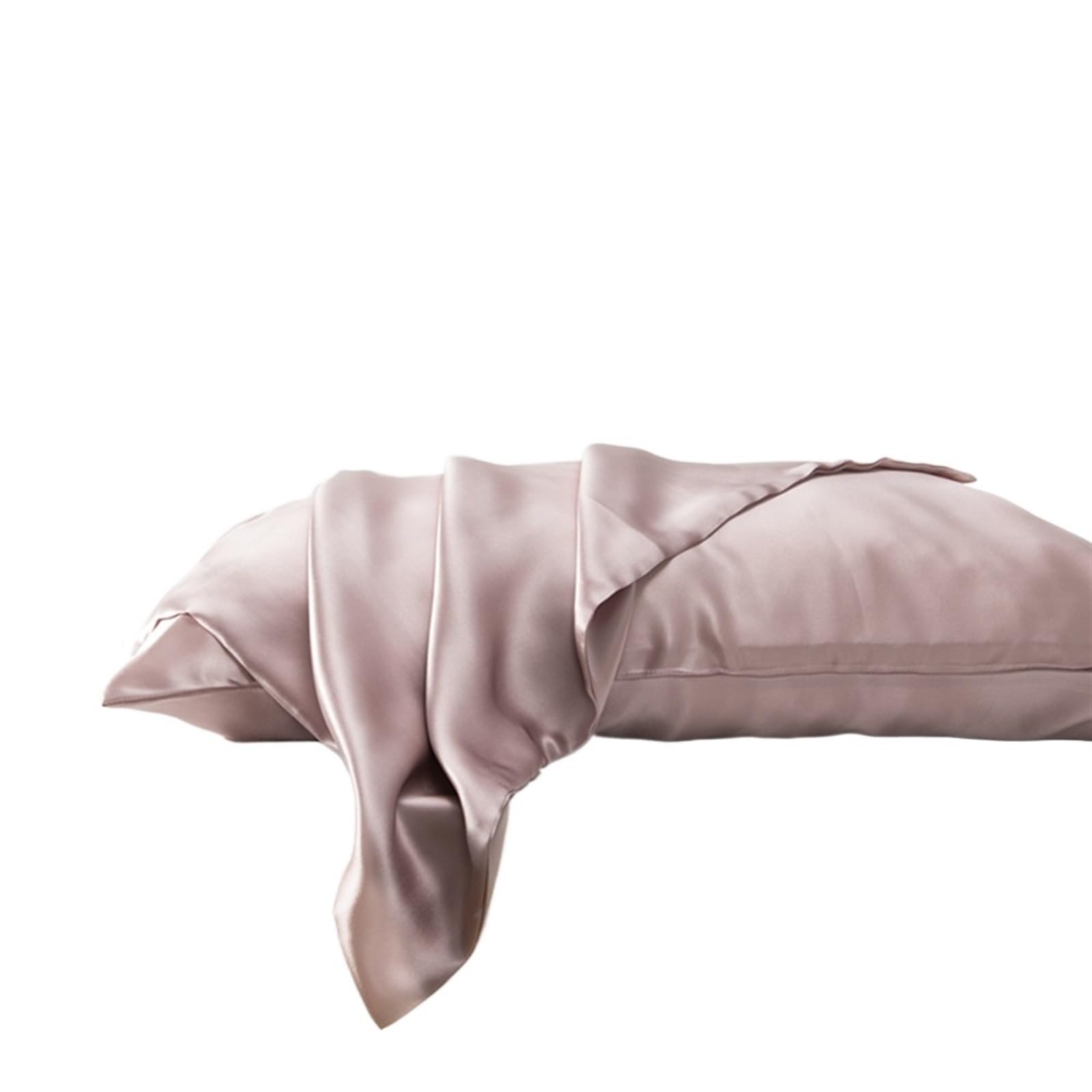 Double Silk Pillowcase 48 * 74CM(Dark pink)
