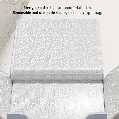 Nicho refrescante para mascotas con base impermeable y diseño portátil interior 5