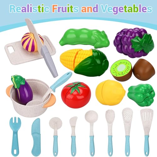 Kinderküche Zubehör, Matschküche Kinder Outdoor, spielküche zubehör, Topfset für Rollenspiele -Geschenk für Kinder ab 3 Jahren