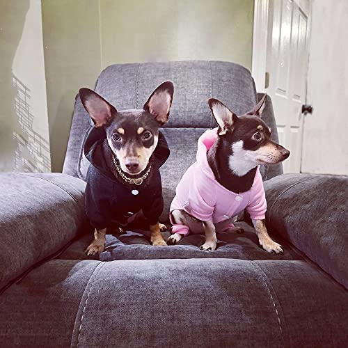 Dog Clothes Dog Hoodie Winter Warm Dog Sweatshirt Cold Weater Coat Pet Pajamas Clothing Soft Breathable 4 Legs Puppy Custume For Small Medium Dogs Cats Girl Boy #TOP2