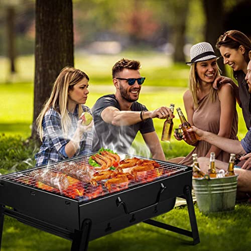 Barbecue portable charbon de table compact pour grillades à la maison - 6