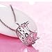 BEAUTY CROWN Charm 925 Sterling Silver Crystal Necklace Pendant Retro and Fashion Style Jewelry For Women