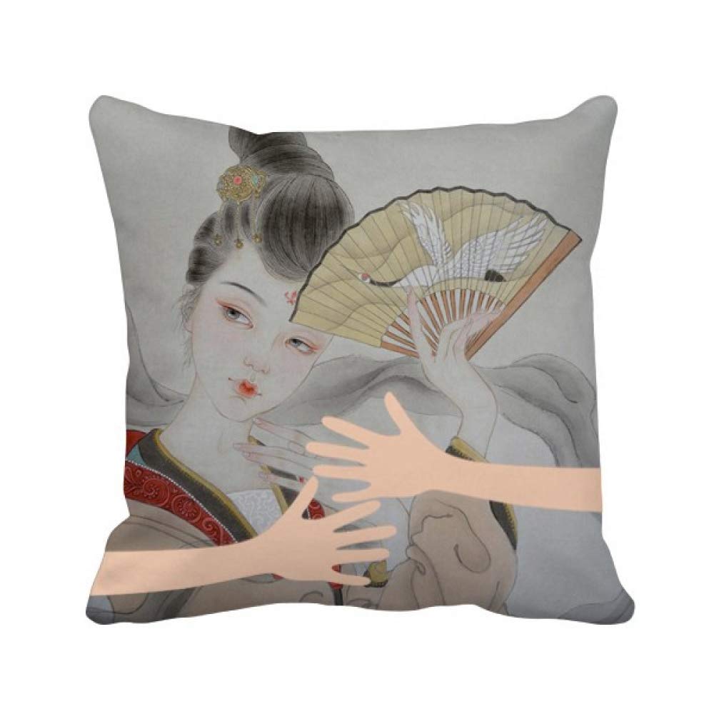Peinture chinoise câlin coussin de couvrir DIYthinker taie décoration salon