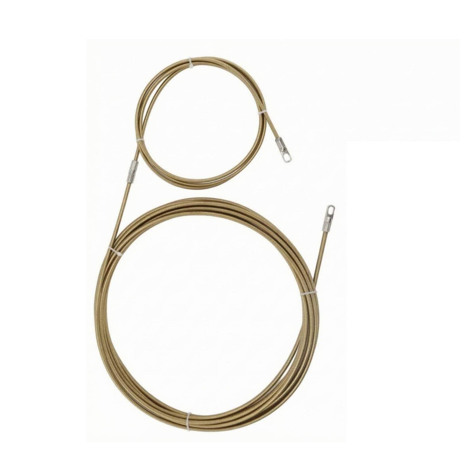Passe-Câble à Ressort Polyvalent passe-câble Ressort Métallique, Ergonomique, pr Conduit Électrique, Itallateurs, Tête Plate 25M