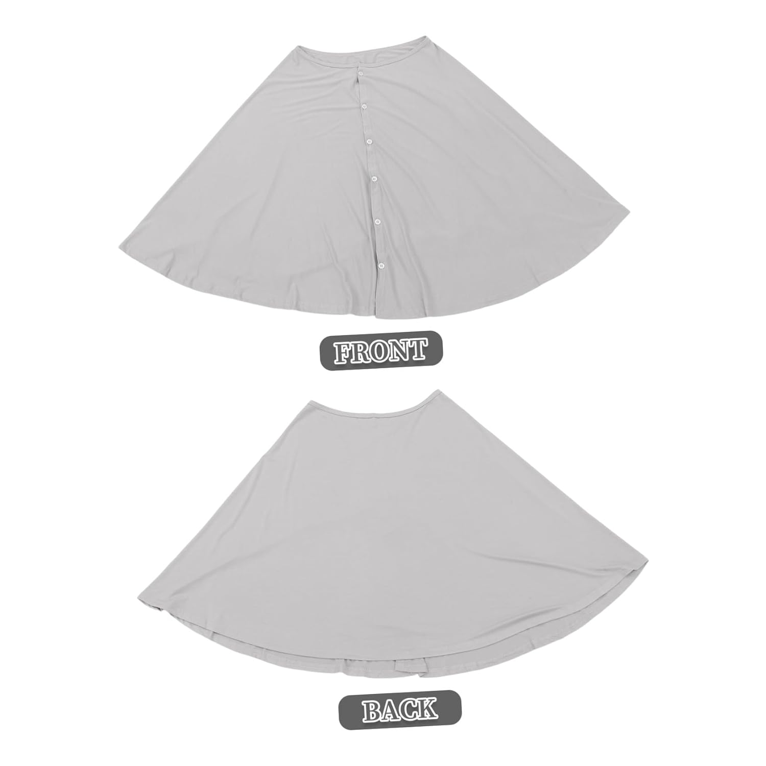 Full Coverage Nursing Poncho Breastfeeding Cover for Mothers Soft Breathable Multi-use Nursing Wrap with UV Sun Protection Privacy Shield and Seat Canopy for Outdoor Use