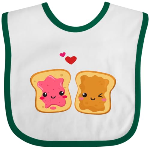 inktastic Peanut Butter and Jelly Baby Bib