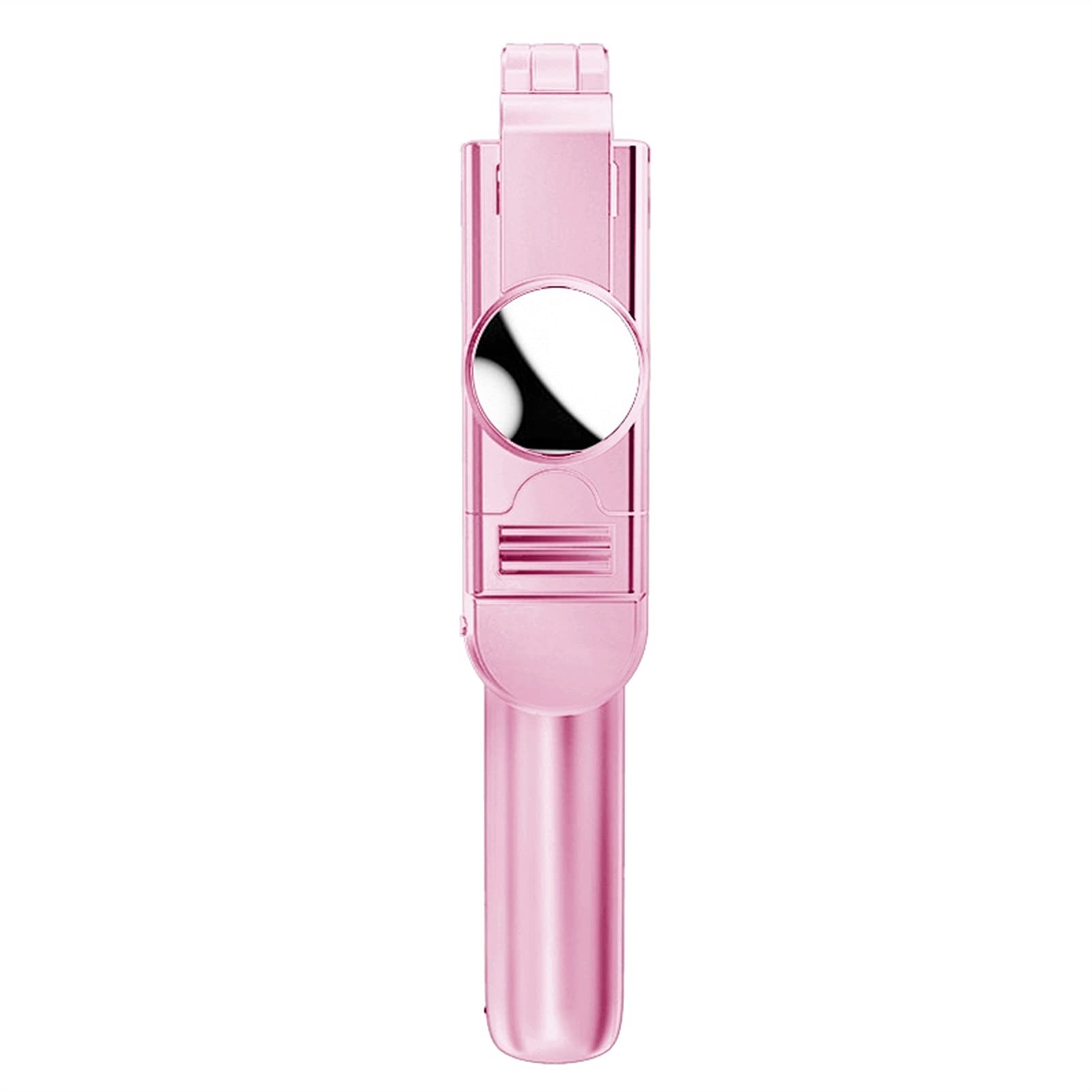 Trípode palo selfie Bluetooth SCRUBY con luz de relleno y mando rosa 8