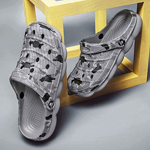 Image of CERYTHRINA Mens Womens Garden Clogs Summer Sandals Lightweight Non Slip Walking Sport Shoes Unisex Adults Clog for Pool Beach Yard Kitchen Shower