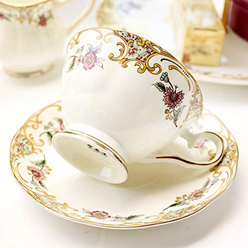 Juego de taza de café hogar, Set de té por la tarde-A - Imagen 3