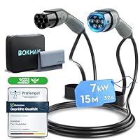 bokman Typ 2 Ladekabel 7,2kW 15 Meter – Ansicht 1