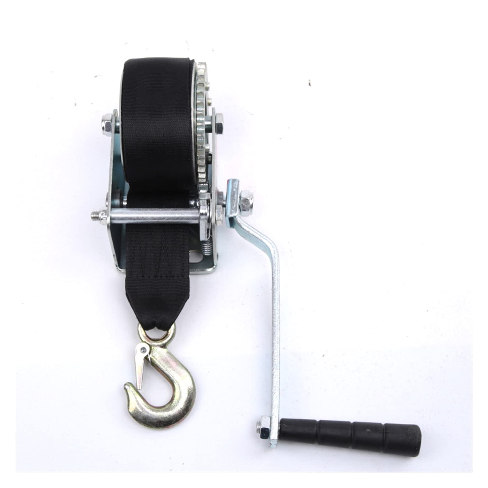 Wyciągarka elektryczna, 80. 0LBS 6M. Łódź Ciężarówka Auto Przenośne ręczne Winch Webbing Sling, narzędzie ręczne Podnoszenie