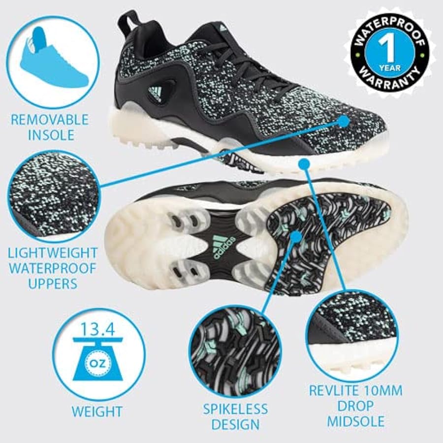 シューズ(男性用) adidas golf codechaos Laceless Amazon.com | adidas Men's CodeChaos Laceless Spikeless Golf