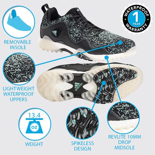 adidas Men's Codechaos 21 Primeblue Spikeless Golf Shoe4