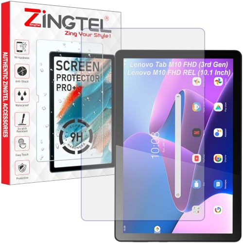 Image of Matte Screen Guard Compatible With Lenovo Tab M10 FHD 3rd Gen /Lenovo M10 FHD REL (10.1 inch Inch Tablet) Flexible Anti Glare Matte Screenguard Not a Tempered Glass Screen Protector