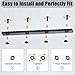 Ltnsimy 24 Slot Aluminum Picatinny Rail for Mlok, 10 Inch Long Sturdy Picatinny Rail, Easy to Install and Use, Comes with T-Nuts & Screws & Hex Wrench