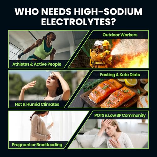 Image of Venture Pal High Sodium Sugar-Free Electrolyte Powder Packets - Hydration Packets with Sodium, Potassium & Magnesium | Zero Calories | Keto, Vegan, and Paleo Friendly | 30 Sticks