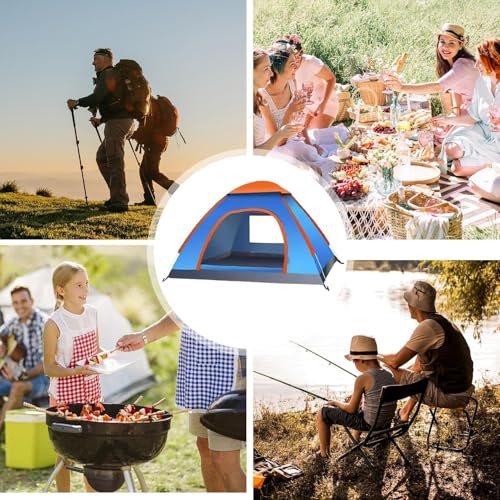 Carpa automática pop-up para camping familiar 200x150x110 cm miniatura 3