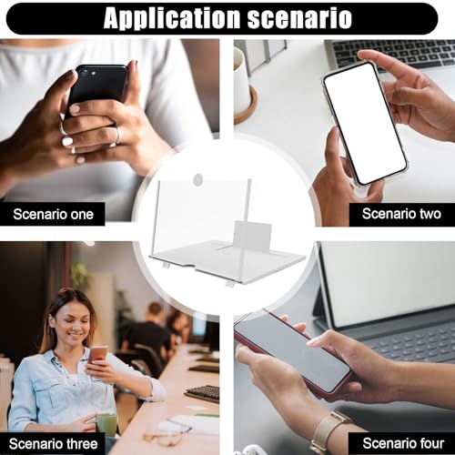 Amplificador de pantalla de teléfono HD con gran angular plegable 4