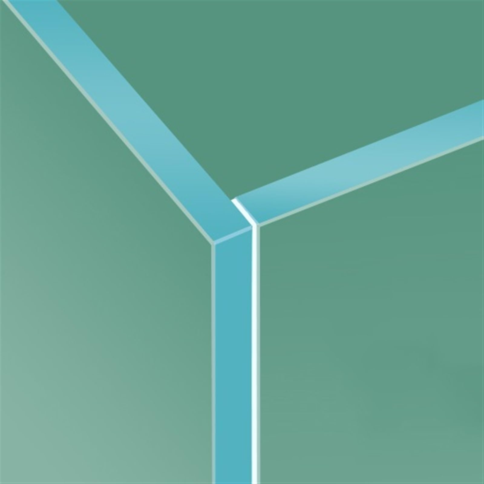 Acquario Acquario for pesci Acquario ecologico in vetro trasparente Acquario for pesci Acquario quadrato Acquario da tavolo Acquario di medie dimensioni Acquario per pesci rossi (Size : D)