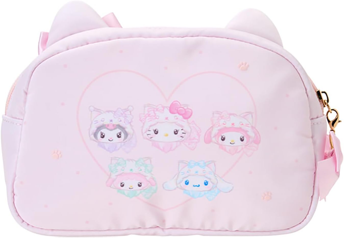 Sanrio 685984 Pouch, Milky Kittens, Sanrio Characters, for Ages 3 and Up