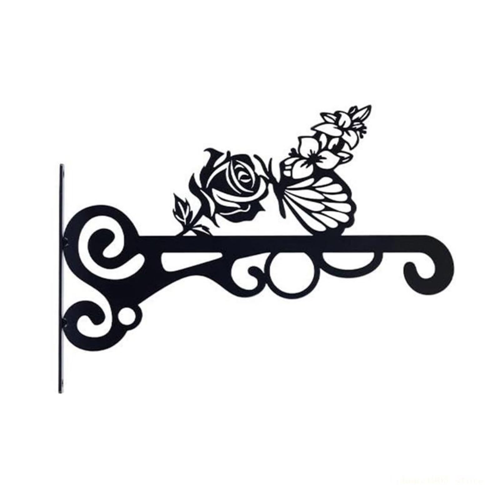YUPLIODSX Hanging Basket Bracket Heavy Duty Garden Hanging Brackets Featuring Delicate Bird for Plant Pots(Color-1)