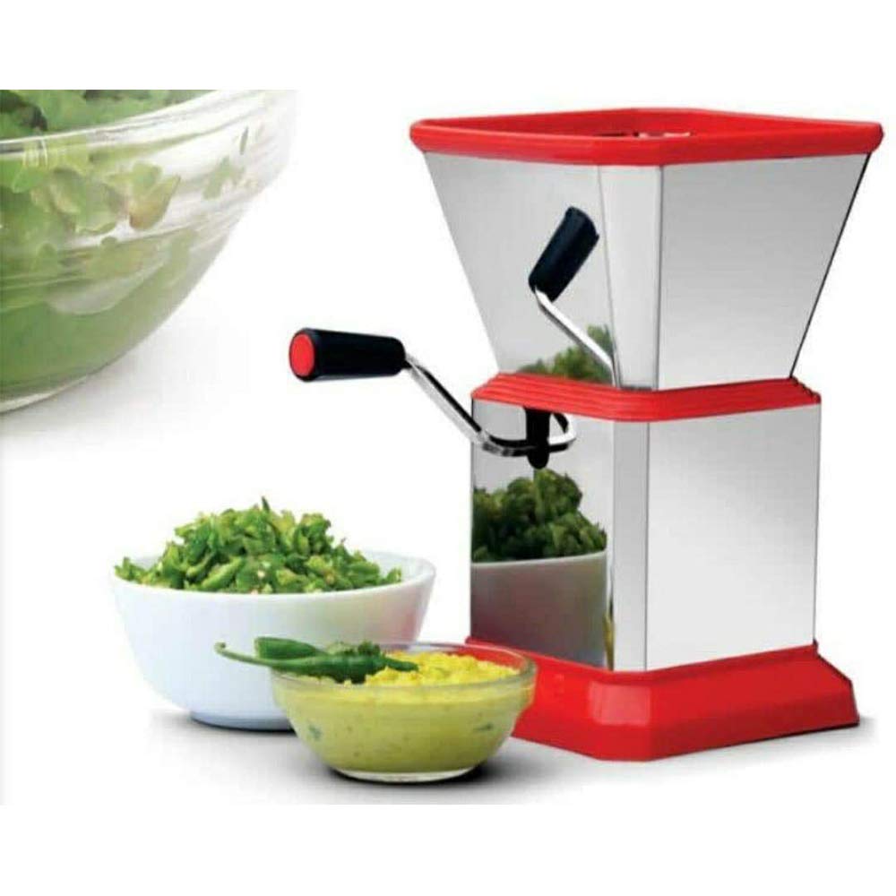 Buyer Stainless Steel Chilli Cutter/Vegetable Cutter/Mirchi Cutter/Nut Cutter/Day-Fruit Cutter Chopper - Multicolour