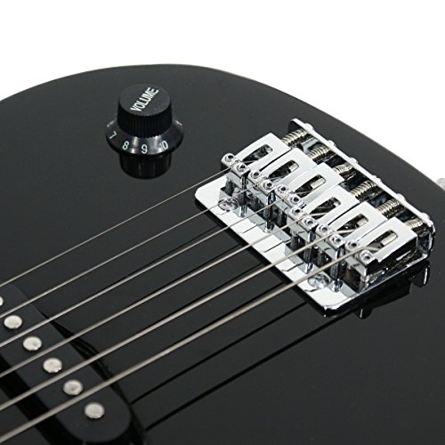 Zeny 30 Inch Kids Electric Guitar With 5W Amp, Gig Bag, Strap, Cable, Strings And Picks Guitar Combo Accessory Kit (Black) #TOP6